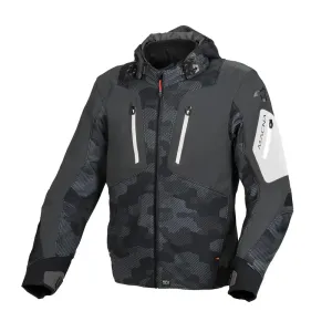 Macna Angle Schwarz Grau s Textile Waterproof Jacke Größe 3XL