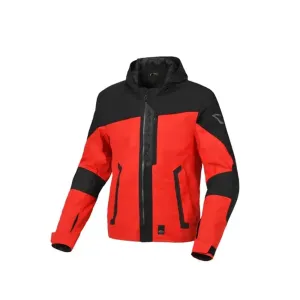 Macna Riggor Rot Schwarz s Textile Waterproof Jacke Größe 2XL