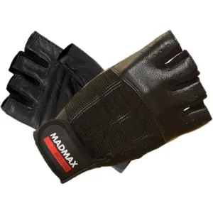 MADMAX CLASIC WHI Fitness Handschuhe, schwarz, größe