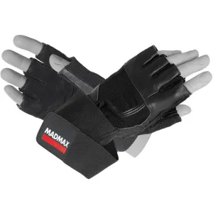 MADMAX PROFESSIONAL Exclusive BLK Fitness Handschuhe, schwarz, veľkosť M