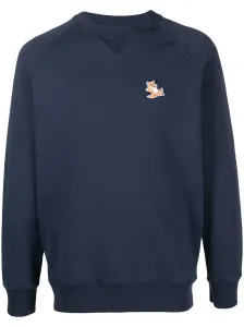 MAISON KITSUNE' - Chillax Fox Logo Cotton Sweatshirt