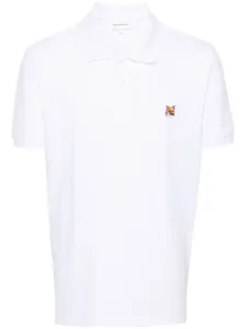 MAISON KITSUNE' - Fox Head Cotton Polo Shirt #1536245