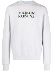 MAISON KITSUNE' - Logo Cotton Crewneck Sweashirt #1470318