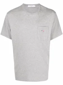 MAISON KITSUNE' - Tricolor Fox Logo Cotton T-shirt #999602