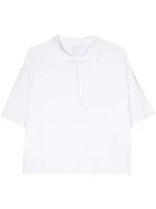 MAJESTIC - Oversized Viscose Polo Shirt