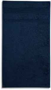 Handtuch aus Bio-Baumwolle, dunkelblau, 70x140cm
