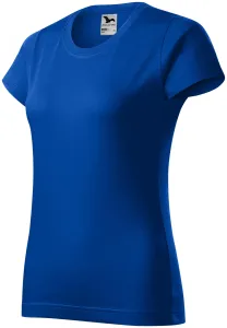 Damen einfaches T-Shirt, königsblau, L