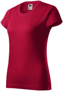 Damen einfaches T-Shirt, marlboro rot, XL