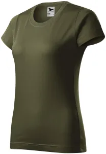Damen einfaches T-Shirt, military, 2XL