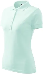 Damen elegantes Poloshirt, eisgrün, S