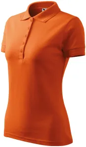 Damen elegantes Poloshirt, orange, M