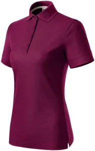 Damen-Poloshirt aus Bio-Baumwolle, fuchsie, 2XL