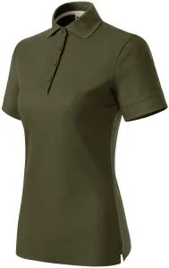 Damen-Poloshirt aus Bio-Baumwolle, military, M