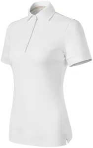 Damen-Poloshirt aus Bio-Baumwolle, weiß, M