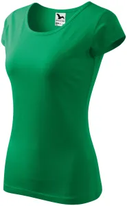Damen T-Shirt mit sehr kurzen Ärmeln, Grasgrün #312072