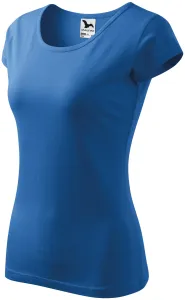 Damen T-Shirt mit sehr kurzen Ärmeln, hellblau #312061
