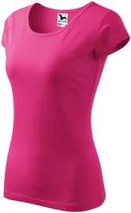 Damen T-Shirt mit sehr kurzen Ärmeln, lila, XL