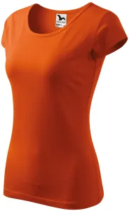Damen T-Shirt mit sehr kurzen Ärmeln, orange #312048