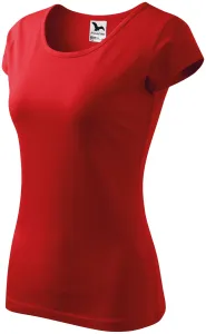 Damen T-Shirt mit sehr kurzen Ärmeln, rot, 2XL