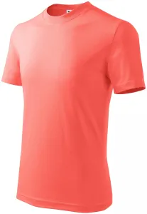 Das einfache T-Shirt der Kinder, koralle, 158cm / 12Jahre