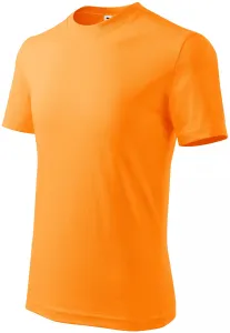 Das einfache T-Shirt der Kinder, Mandarine, 110cm / 4Jahre