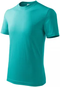 Das einfache T-Shirt der Kinder, smaragdgrün, 158cm / 12Jahre
