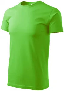 Das einfache T-Shirt der Männer, Apfelgrün, M