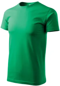 Das einfache T-Shirt der Männer, Grasgrün, S