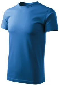 Das einfache T-Shirt der Männer, hellblau, S