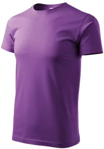 Das einfache T-Shirt der Männer, lila, L