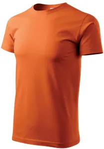 Das einfache T-Shirt der Männer, orange, S