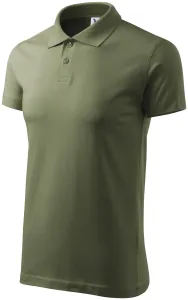 Einfaches Herren Poloshirt, khaki, XL