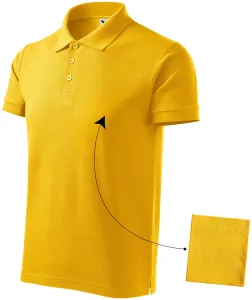 Elegantes Poloshirt für Herren, gelb, L