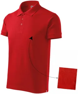 Elegantes Poloshirt für Herren, rot, M