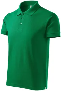 Gröberes Poloshirt für Herren, Grasgrün, 3XL
