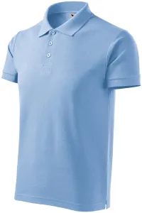 Gröberes Poloshirt für Herren, Himmelblau, 2XL