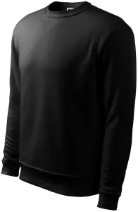 Herren/Kinder Sweatshirt ohne Kapuze, schwarz, 4XL