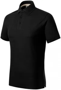 Herren-Poloshirt aus Bio-Baumwolle, schwarz, 3XL