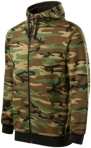 Malfini Camo Zipper Camouflage-Hoodie, camouflage brown, 300 g/m2 #311603