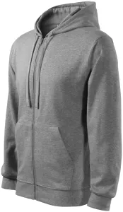 Malfini Trendy zipper Herren-Sweatshirt, grau, 300g/m2