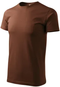 T-Shirt mit höherem Gewicht Unisex, Schokolade, XS