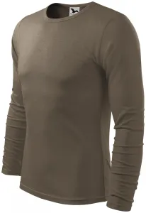 Malfini Fit-T langärmliges T-Shirt, army, 160g/m2 #311803