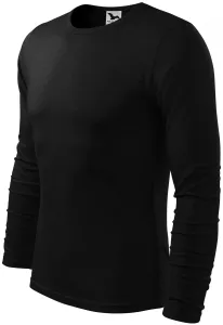 Malfini Fit-T langärmliges T-Shirt, schwarz, 160g/m2 #311798