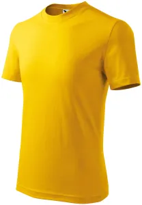 Klassisches T-Shirt für Kinder, gelb, 110cm / 4Jahre