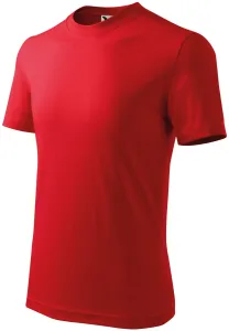 Klassisches T-Shirt für Kinder, rot, 110cm / 4Jahre