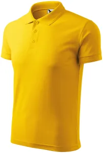 Loses Poloshirt der Männer, gelb, 4XL