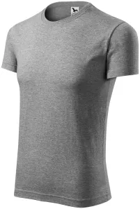 Modisches T-Shirt für Männer, dunkelgrauer Marmor, L