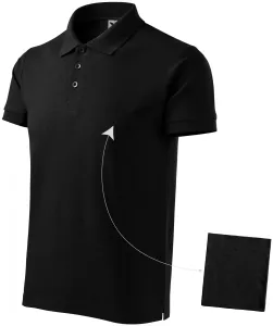 Elegantes Poloshirt für Herren, schwarz, S