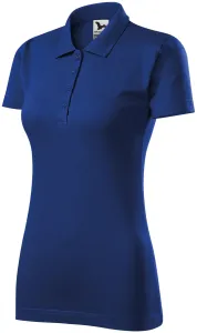 Slim Fit Poloshirt für Damen, königsblau, XS
