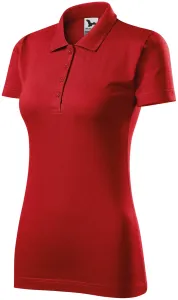 Slim Fit Poloshirt für Damen, rot, L